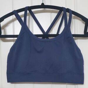 Ryka Deep Blue Crossback Sports Bra